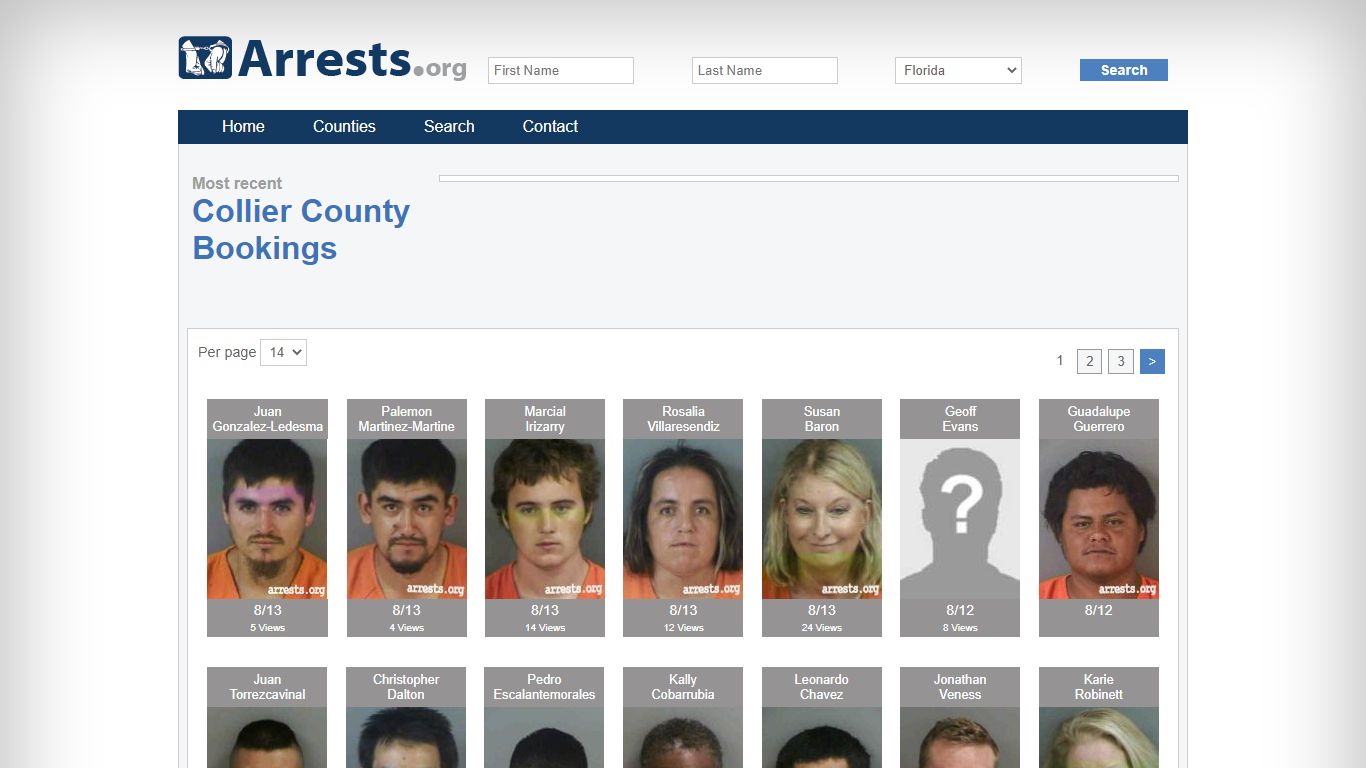 Collier County Arrests and Inmate Search